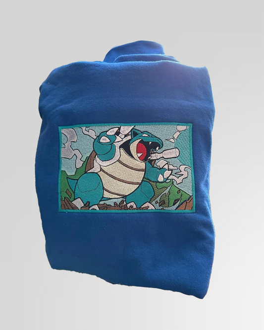 Blastoise Embroidered Sweatshirt